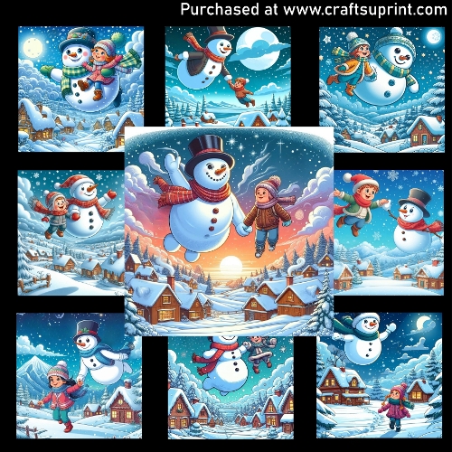 Walking in the air -  CARD FRONTS