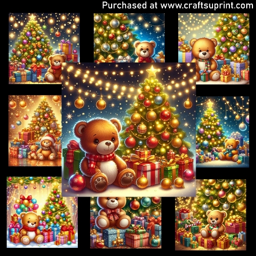 Under the Christmas Tree - CARD FRONTS