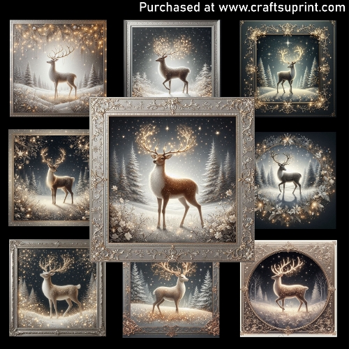 The Golden Reindeer - CARD FRONTS