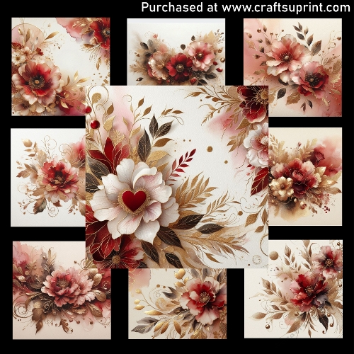 Golden leaves - CARD FRONTS