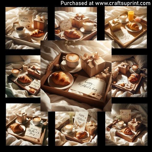 Breakfast in Bed Surprise - CARD FRONTS