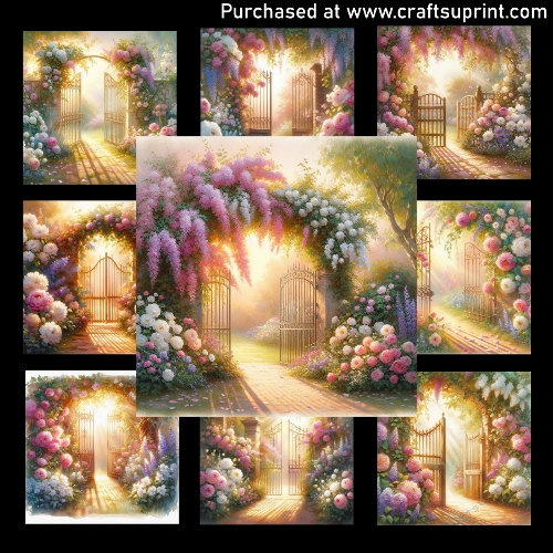Secret Garden Gate - CARD FRONTS