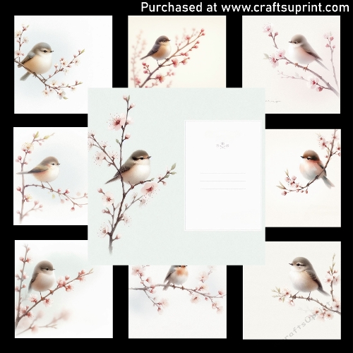 Little Bird of Spring - CARD FRONTS