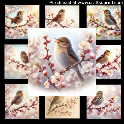 Small songbird - CARD FRONTS