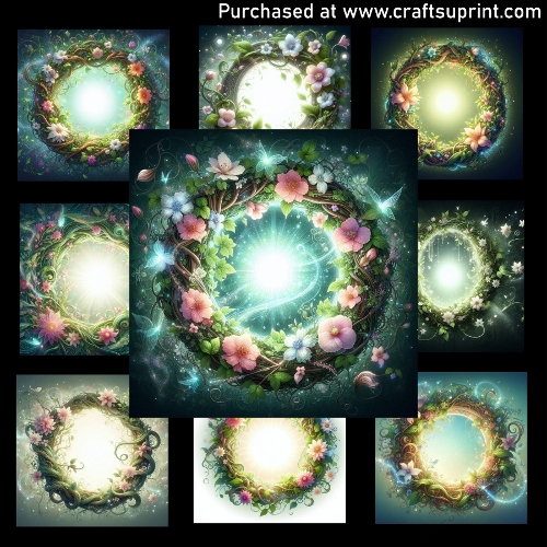 Floral portal - CARD FRONTS