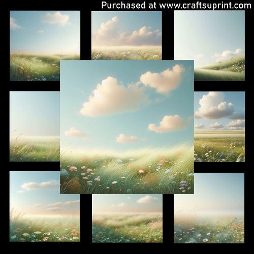 Soft Meadow Silence - CARD FRONTS