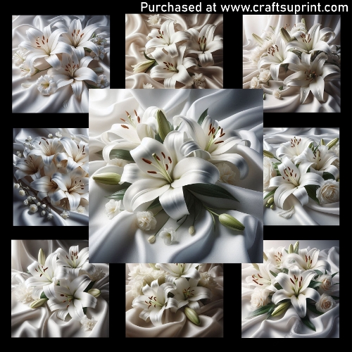 Lilies and Silk - CARD FRONTS