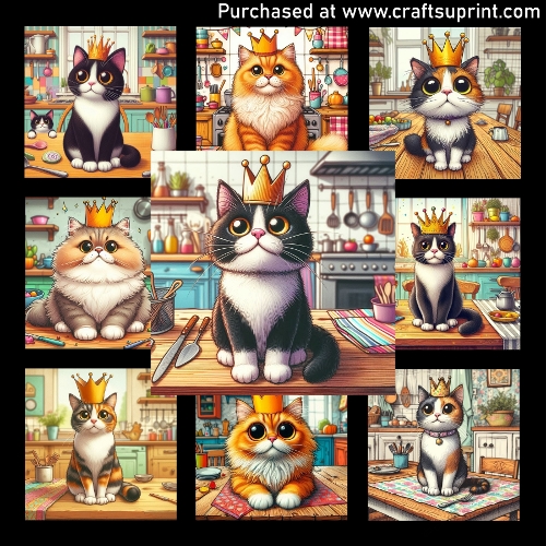 The King of the kitchen table - CARD FRONTS