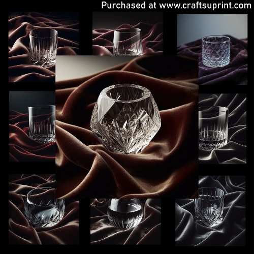 Glass on Velvet - CARD FRONTS