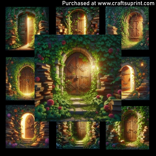 The Secret Library Door - CARD FRONTS