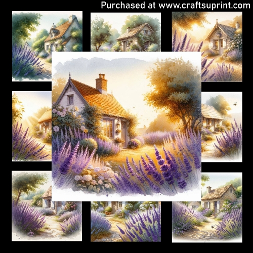 The Hidden Lavender Cottage - CARD FRONTS