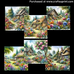 Blooming garden