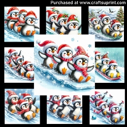Playful Penguins