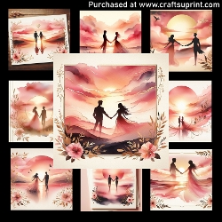 Valentines Evening - CARD FRONTS