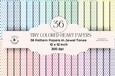 36 Tiny Heart in Jewel Colors on White Digital Paper Backgrounds