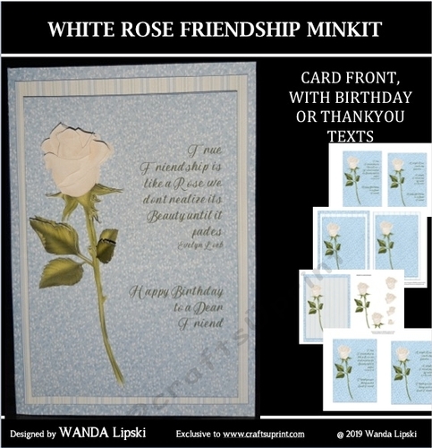 WHITE ROSE FRIENDSHIP MINIKIT