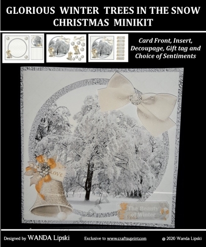 GLORIOUS WINTER TREES IN THE SNOW CHRISTMAS MINIKIT