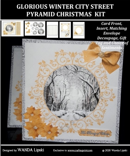 GLORIOUS WINTER CITY STREET PYRAMID KIT