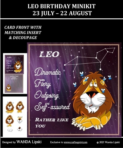 LEO ZODIAC BIRTHDAY MINIKIT 23 JULY - 22 AUGUST