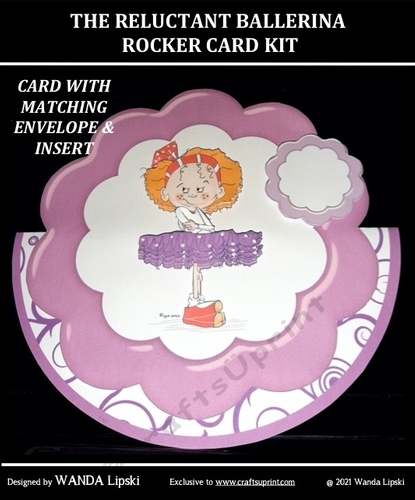 THE RELUCTANT BALLERINA ROCKER CARD KIT