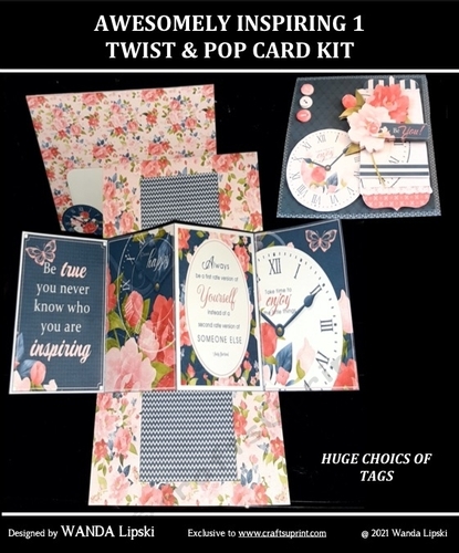 AWESOMELY INSPIRING 1 TWIST & POP CARD