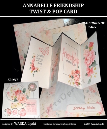 ANNABELLE FRIENDSHIP TWIST & POP CARD