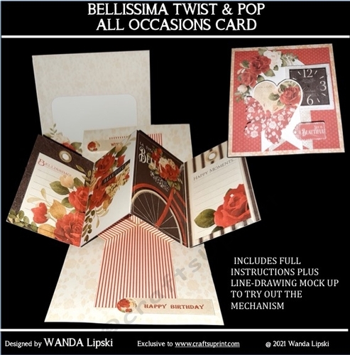 BELLISSIMA TWIST & POP ALL OCCASIONS CARD