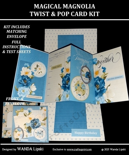 MAGICAL MAGNOLIAS TWIST & POP CARD