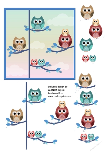 THE OWL TREE ALL OCCASIONS CARD FRONT