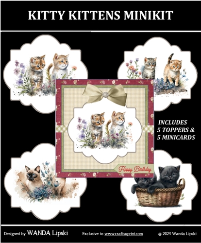 KITTY KITTENS ALL OCCASIONS MINIKIT