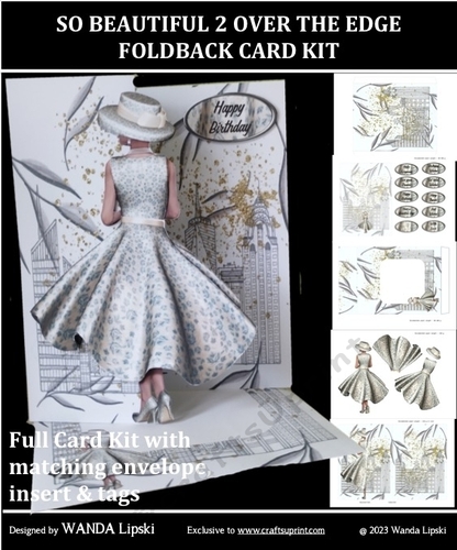 SO BEAUTIFUL 2 OVER THE EDGE FOLDBACK ALL OCCASIONS CARD KIT