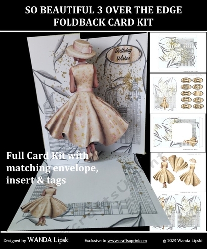 SO BEAUTIFUL 3 OVER THE EDGE FOLDBACK ALL OCCASIONS CARD KIT