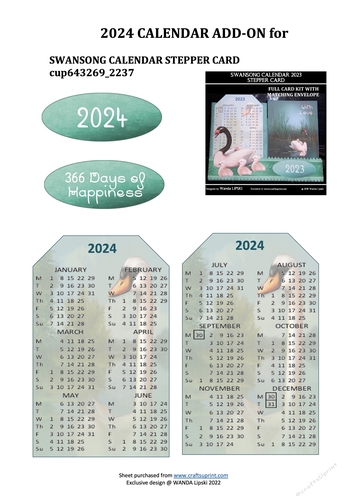 2024 ADD-ON FOR SWANSONG STEPPER CALENDAR