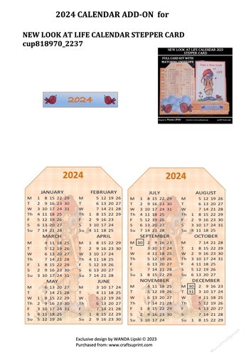 2024 ADD-ON FOR NEW LOOK AT LIFE STEPPER CALENDAR