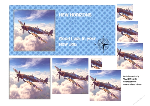 DL NEW HORIZONS SPITFIRE NEW JOB CARD FRONT