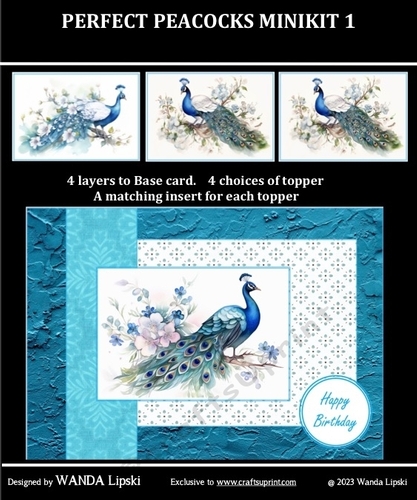 PERFECT PEACOCKS ALL OCCASIONS MINIKIT 1