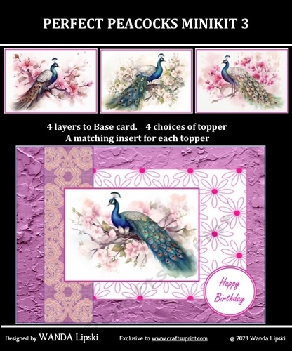 PERFECT PEACOCKS ALL OCCASIONS MINIKIT 3