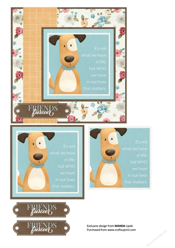 PAWSITIVE DOGS  FRIENDSHIP TOPPER 1