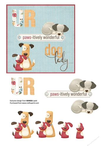 PAWSITIVE DOGS 4  FRIENDSHIP TOPPER 