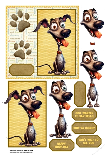 GOOFY DOG 2 GREAT EXPECTATIONS TOPPER