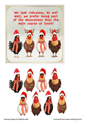 RIDICULOUS CHRISTMAS CHICKENS
