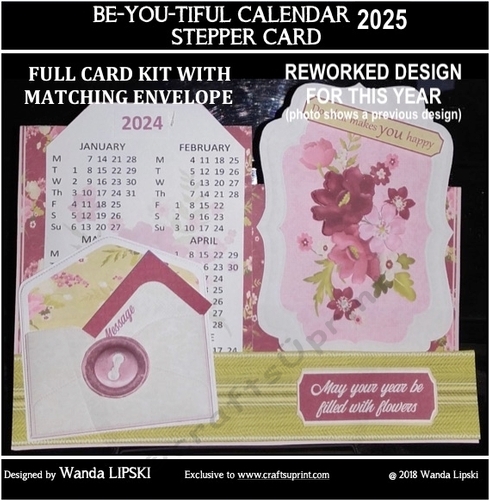 2025 BEYOUTIFUL CALENDAR STEPPER CARD KIT