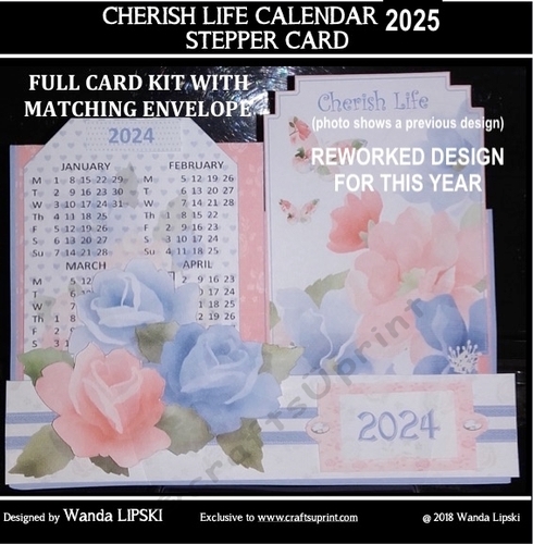 2025 CHERISH LIFE STEPPER CALENDAR KIT