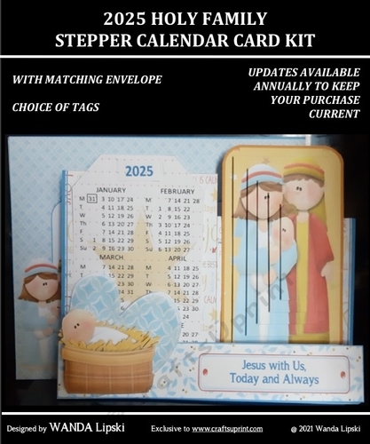 2025  HOLY FAMILY CHRISTIAN STEPPER CALENDAR KIT