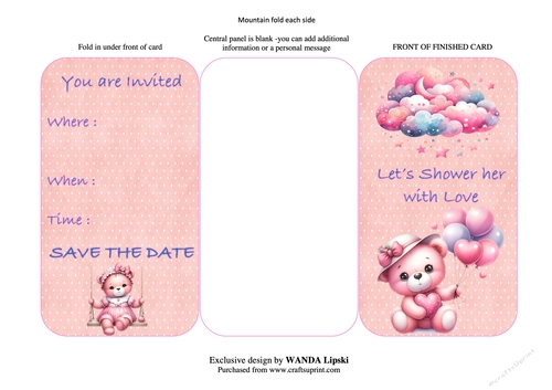 BABY SHOWER INVITATION FOR HER