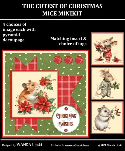 THE CUTEST OF CHRISTMAS MICE MINIKIT