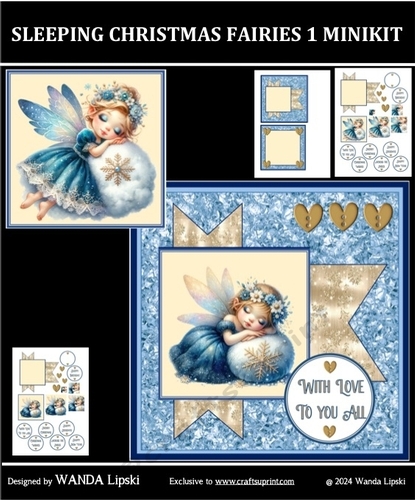 SLEEPING CHRISTMAS FAIRIES 1 MINIKIT