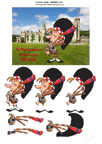 PETER PIPERS BALMORAL BIRTHDAY TOPPER