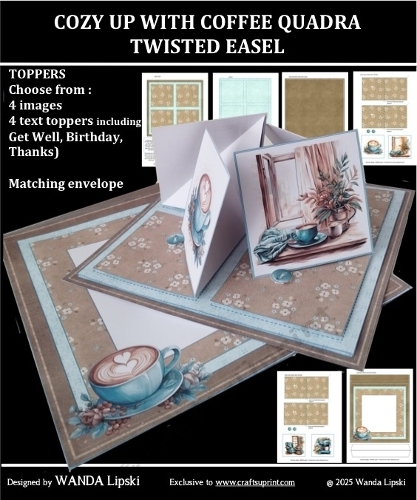 COZY UP WITH COFFEE  QUADRA EASEL