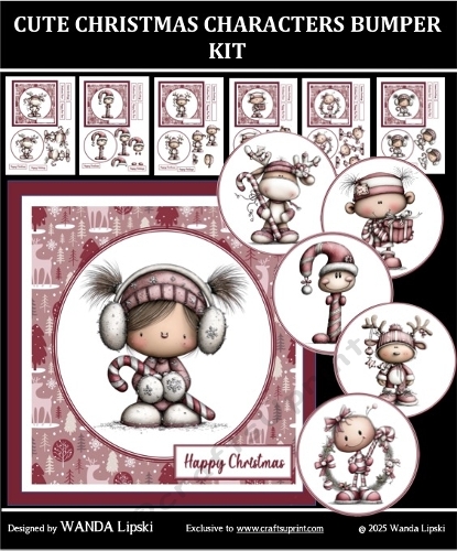 CUTE CHRISTMAS CHARACTERS BUMPER KIT